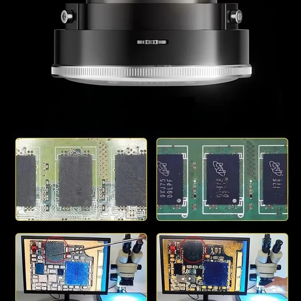 iFixes iL37 Mikroskop Spolaryzowana lampa pierścieniowa 96 LED Antyodblaskowa regulowana lampa zimna do telefonu Mikroskop stereo PCB Laboratorium lutowania — zdjęcie 2