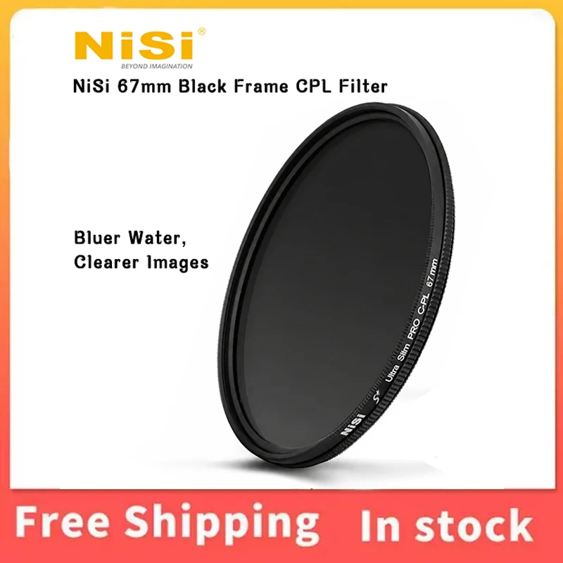67mm CPL Filter Improve Color Saturation, FOR Sony 16-55mm Canon 18-135 Nikon 18-105 Camera Lenses NiSi
