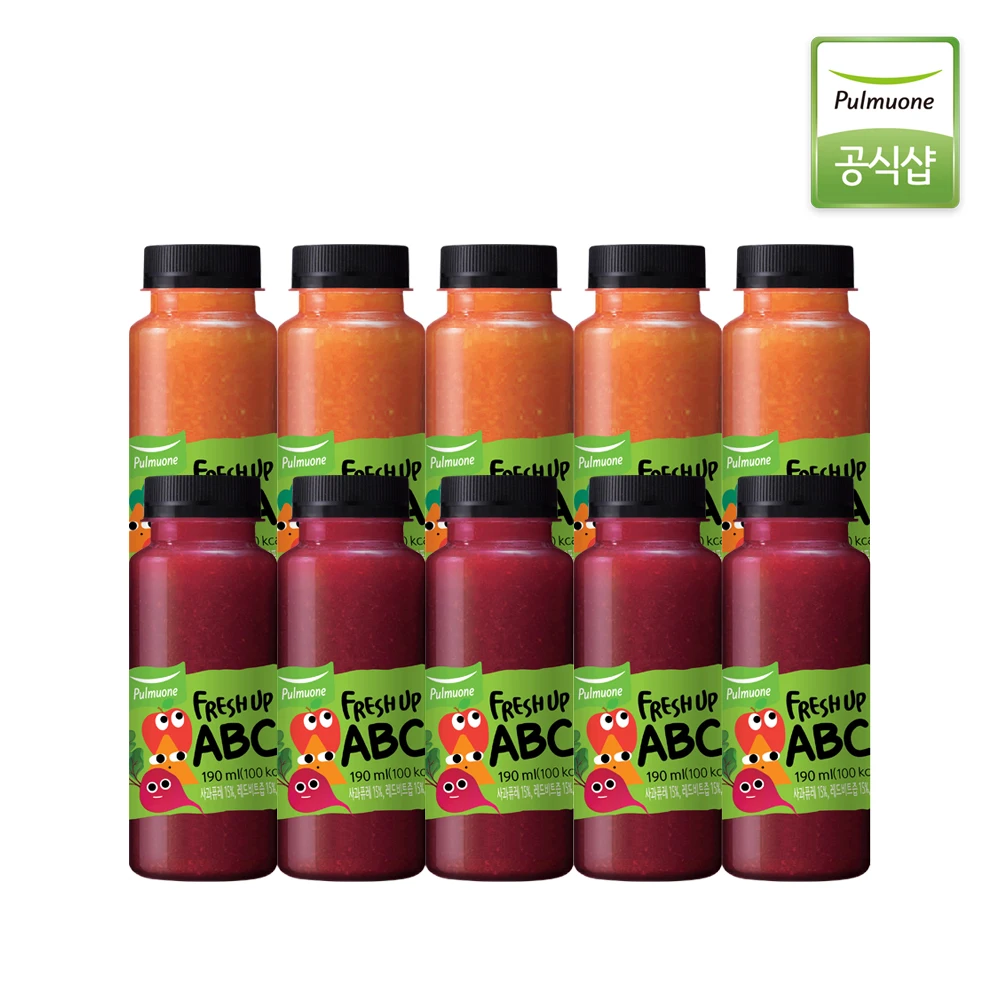 [Pulmooone] Fruit Vegetable juice spray-up CCA5 + ABC5 190 mlx10 bottles