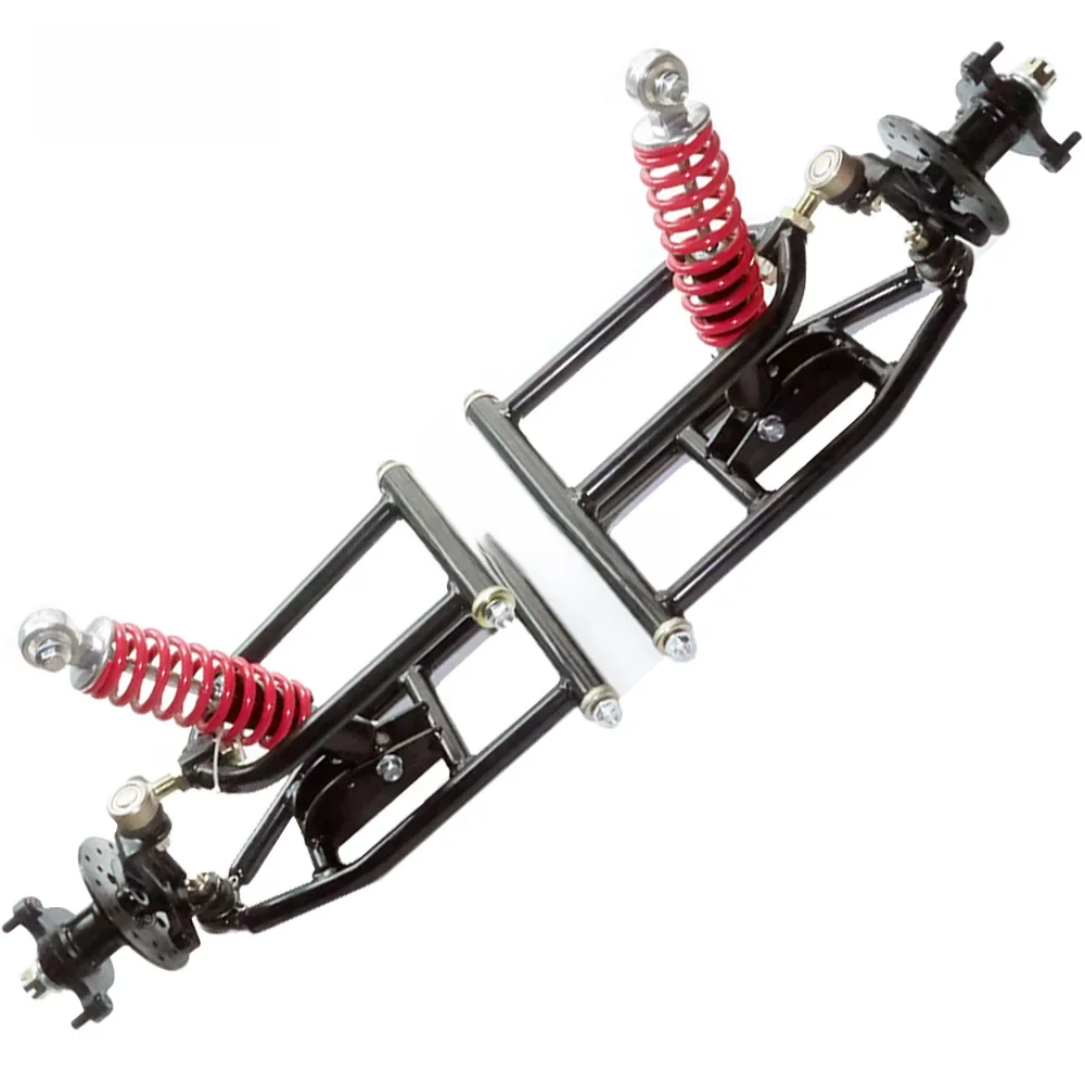 1 zestaw 340mm zawieszenie 250mm Shock Swing a-arm Knuckle wrzeciona z 110mm tarcza hamulcowa 3 STUD piasta koła pasuje do Buggy UTV Bike — zdjęcie 2