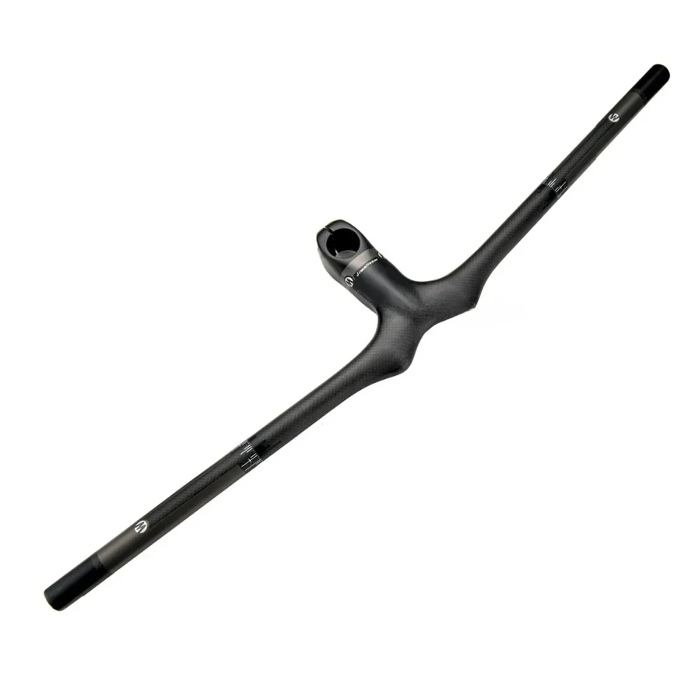 AliExpress Jimaiteam Authentic JIMAITEAM Ultra Light 3K All Carbon Fiber Mountain Bike Integrated Mountaineering Handle Integrated Straight Handle Ho