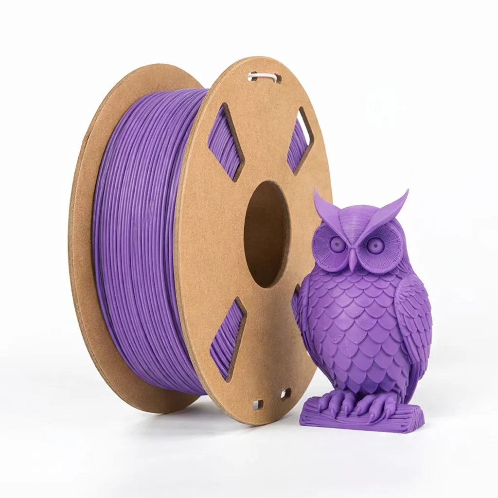 

Филамент Filajoy 3D Matte PLA 1.75 мм, цвет «Коричневый фиолетовый», низкая деформация, минимальные следы слоев, точность размеров +/- 0.02 мм, 1 кг