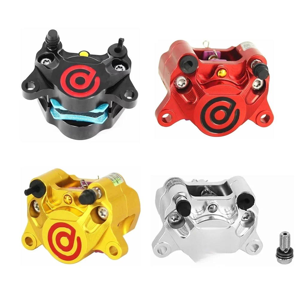 Uniwersalny motocyklowy zacisk hamulca 84 mm z 2 tłokami do skutera Honda Yamaha RSZ JOG NIU Dirt Bike Przednia tylna pompa hamulca tarczowego — zdjęcie 2