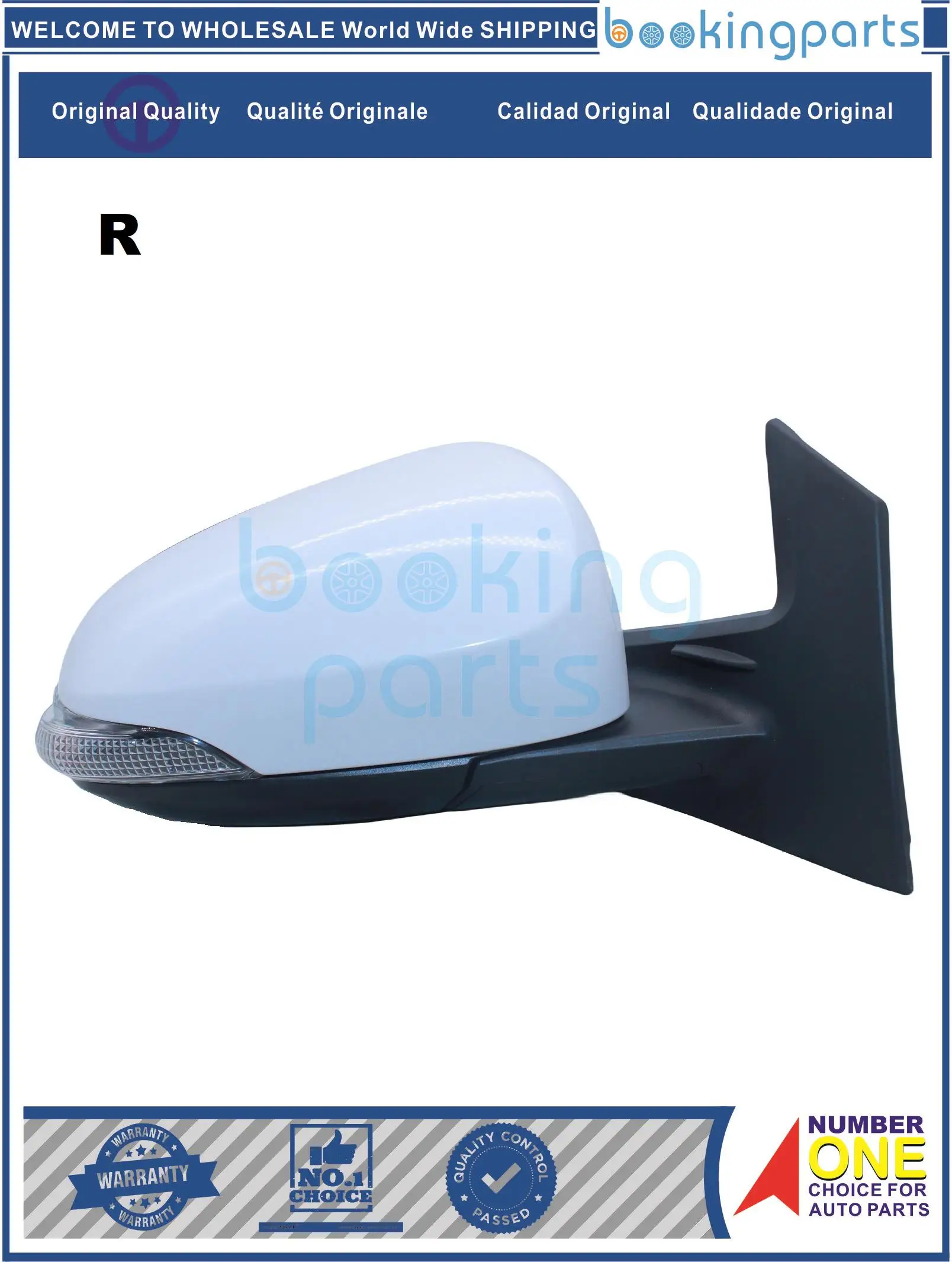 MRR72504(R-RHD),87910-52D70,8791052D70 Mirror For TOYOTA AQUA PRIUS 11-17 1NZ NHP10