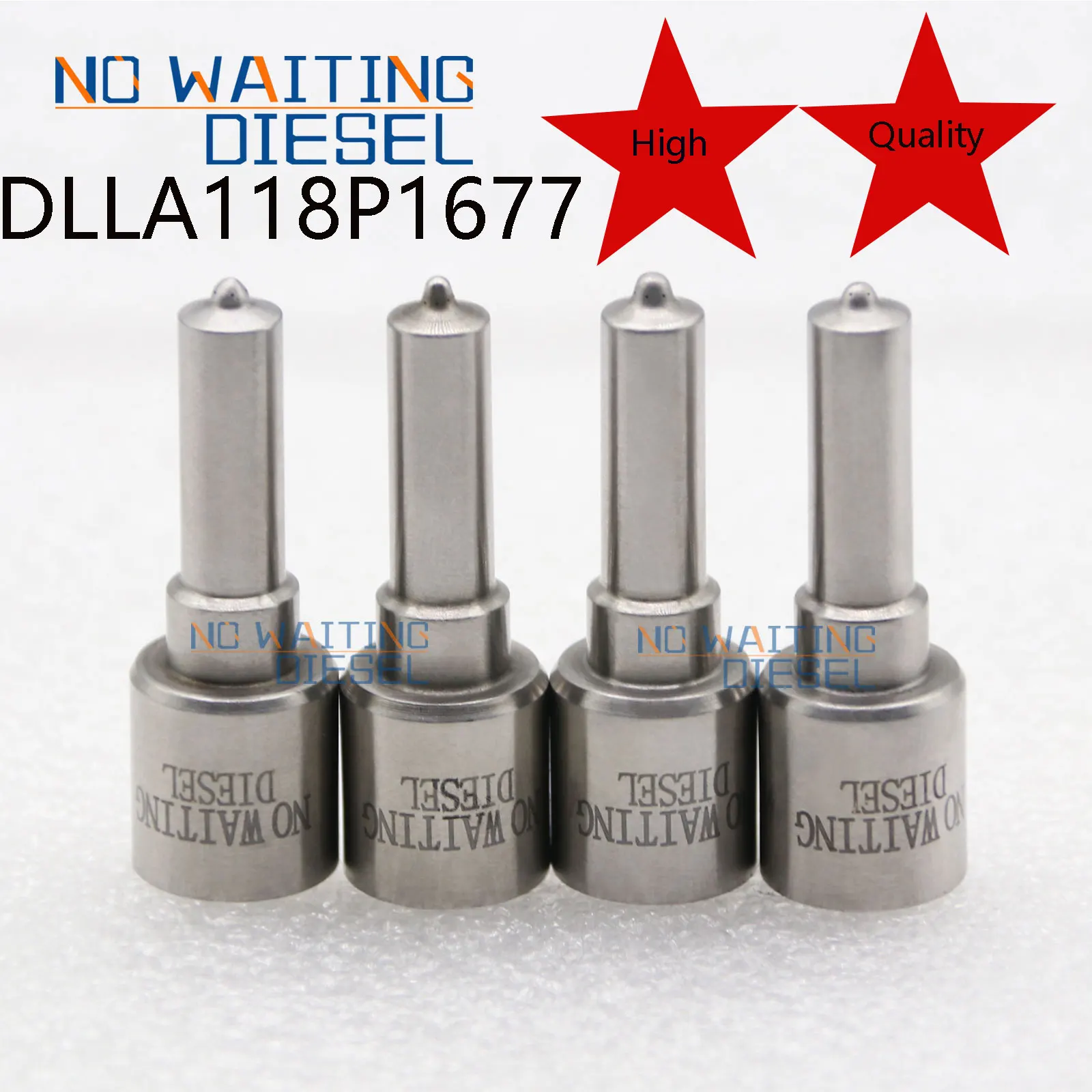 

4PCS DLLA118P1677 Fuel Injector Nozzle (0 433 172 027) Oil Spray Nozzle DLLA 118P1677 For CUMMINS 87581565 4940439