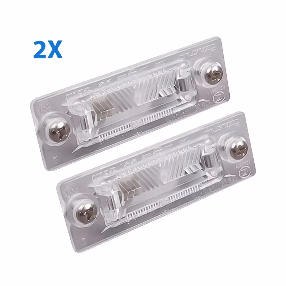 2pcs REAR NUMBER PLATE LIGHT LAMP LEFT/RIGHT For VW PASSAT T5 JETTA CADDY 3B5943021E white lights