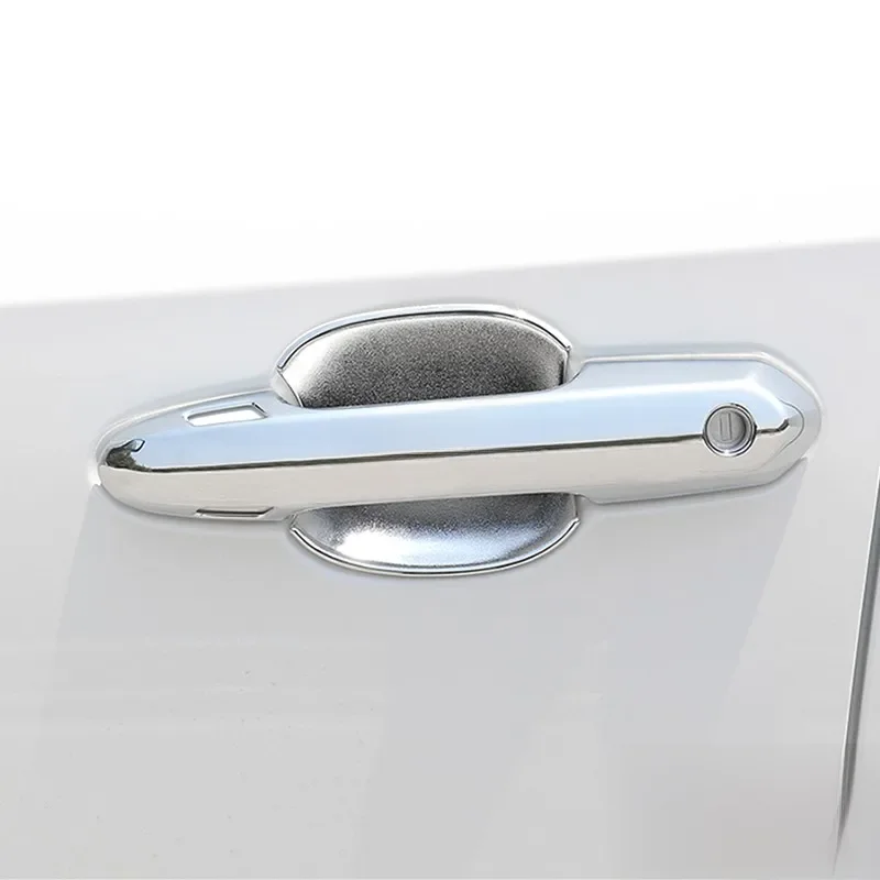 For 2019-2024 Toyota RAV4 Suzuki Across ABS Chrome Car Exterior Door Handle Trim Cap+Bowl Covers Decoration