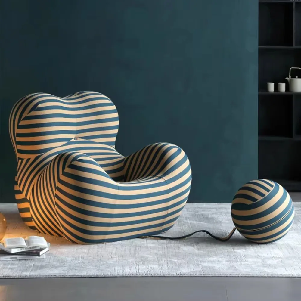 Living Room lazy sofa Lounge Single Chaise Balcony Bean Bag Recliner Lounges Balcony  Recliner Armchair Comfortable Chair image 4