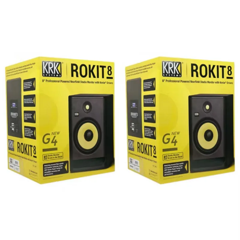 BRAND NEW KRK ROKIT 8 G4 POWERED STUDIO MONITOR