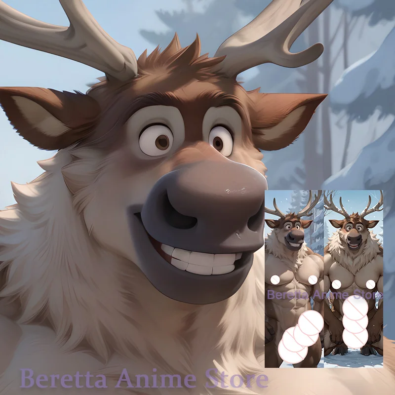 

Чехол для подушки Dakimakura Deer Svenn с двусторонним принтом в натуральную величину