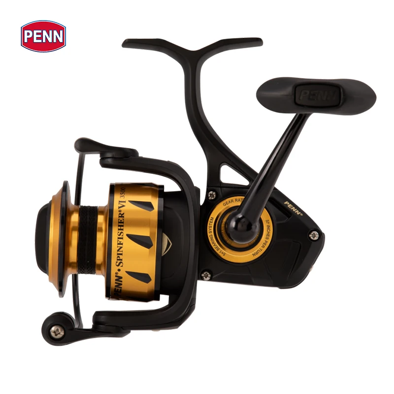 100% Original PENN Spinfisher VI SSVI 2500-10500 Metal Body Spinning Fishing Reel 5+1BB IPX5 Sealed Design Big Sea Saltwater