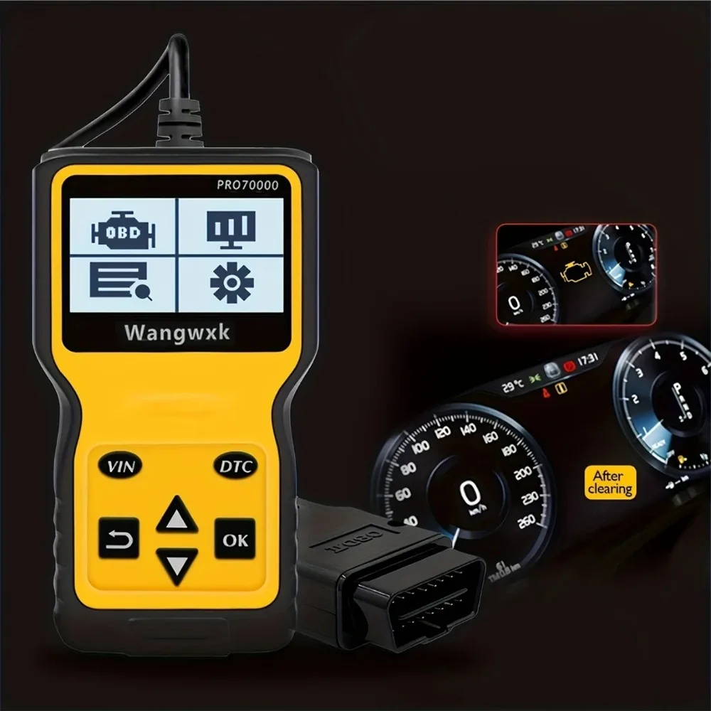 Obd2 الماسح الضوئي سيارة السيارات أداة تشخيص الماسح الضوئي العالمي محرك السيارة خطأ رمز القارئ التشخيص أداة مسح ضوئي لجميع سيارات بروتوكول #2