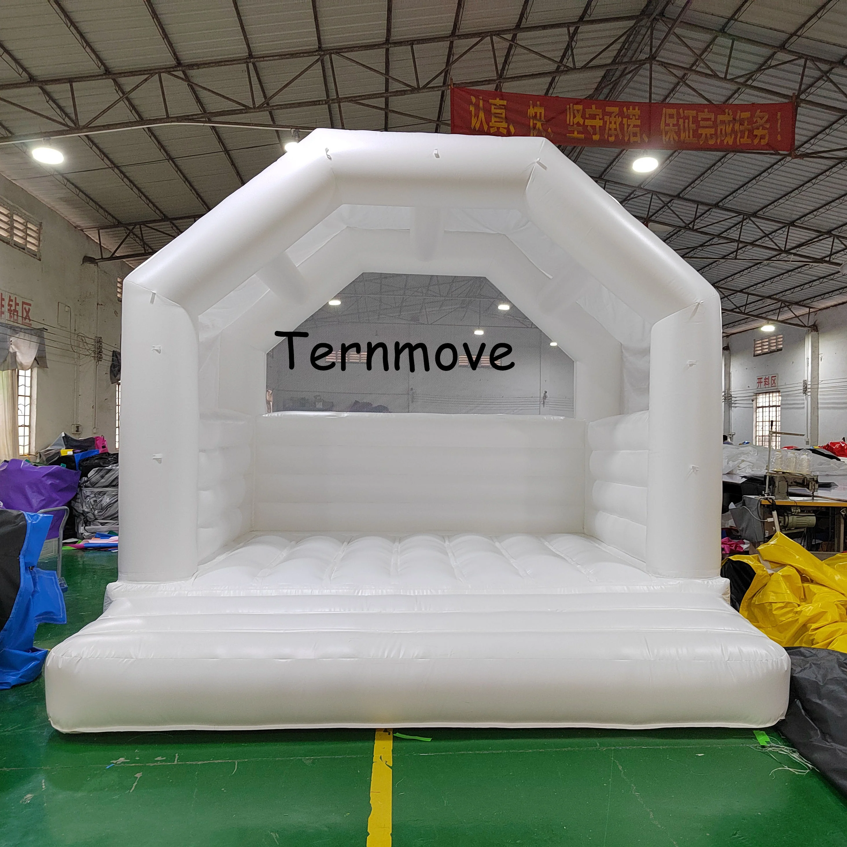 outdoor white Wedding Inflatable Jumping Castle White moon Inflatable Bounce House for Party Rental Wedding Jumper