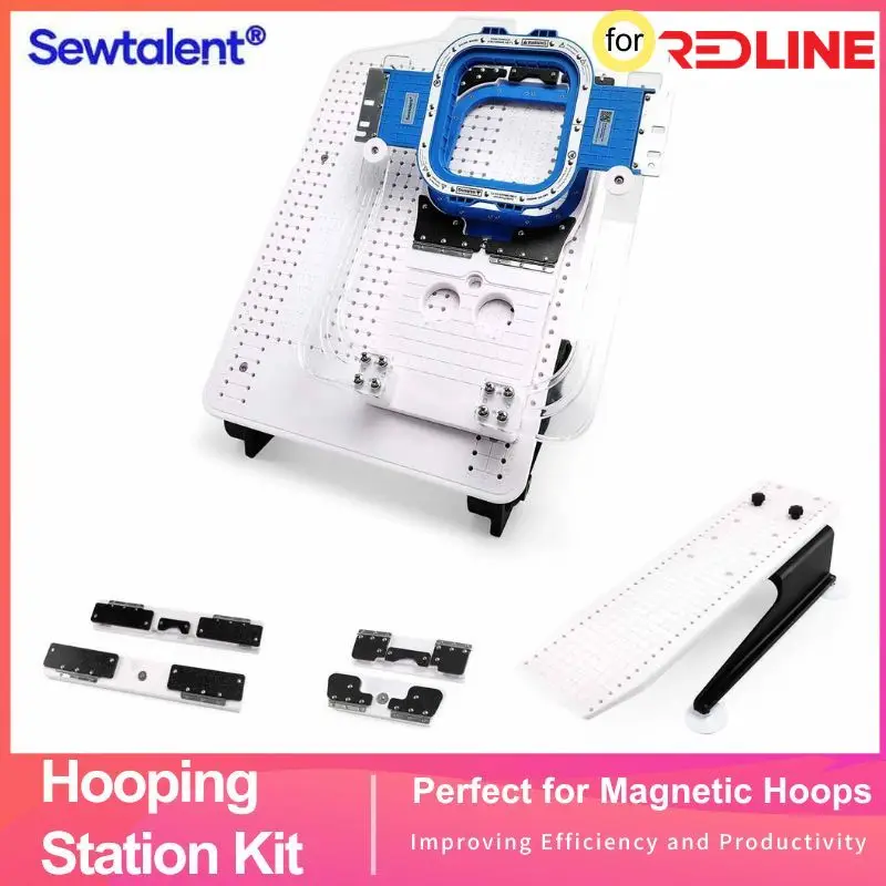 Magnetic Mighty Hoop Frame Starter Kit Hooping Station Board for REDLINE MINI 1201 1501 Single Head Embroidery Machines