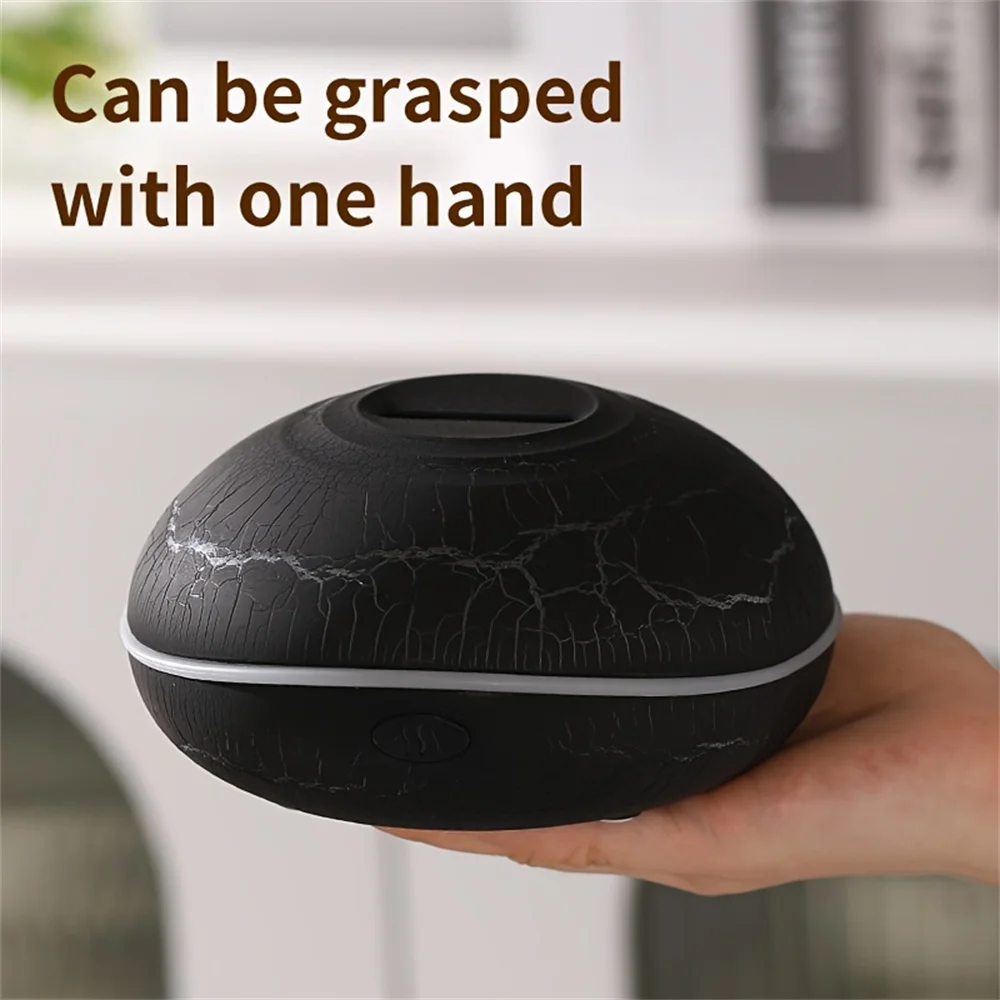Aroma Humidifier Flame Can Add Essential Oil Small Aromatherapy Machine Air Humidifier Equipped with Colorful Lighting Function image 4