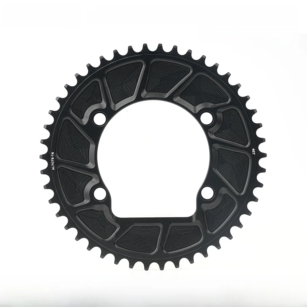 AliExpress riro RIRO Bicycle Chainring 110BCD 46/48/50/52/54/56/58T Bike Crown Chainwheel Road Bike Single Sprocket for Shimano 105/FC-R8000