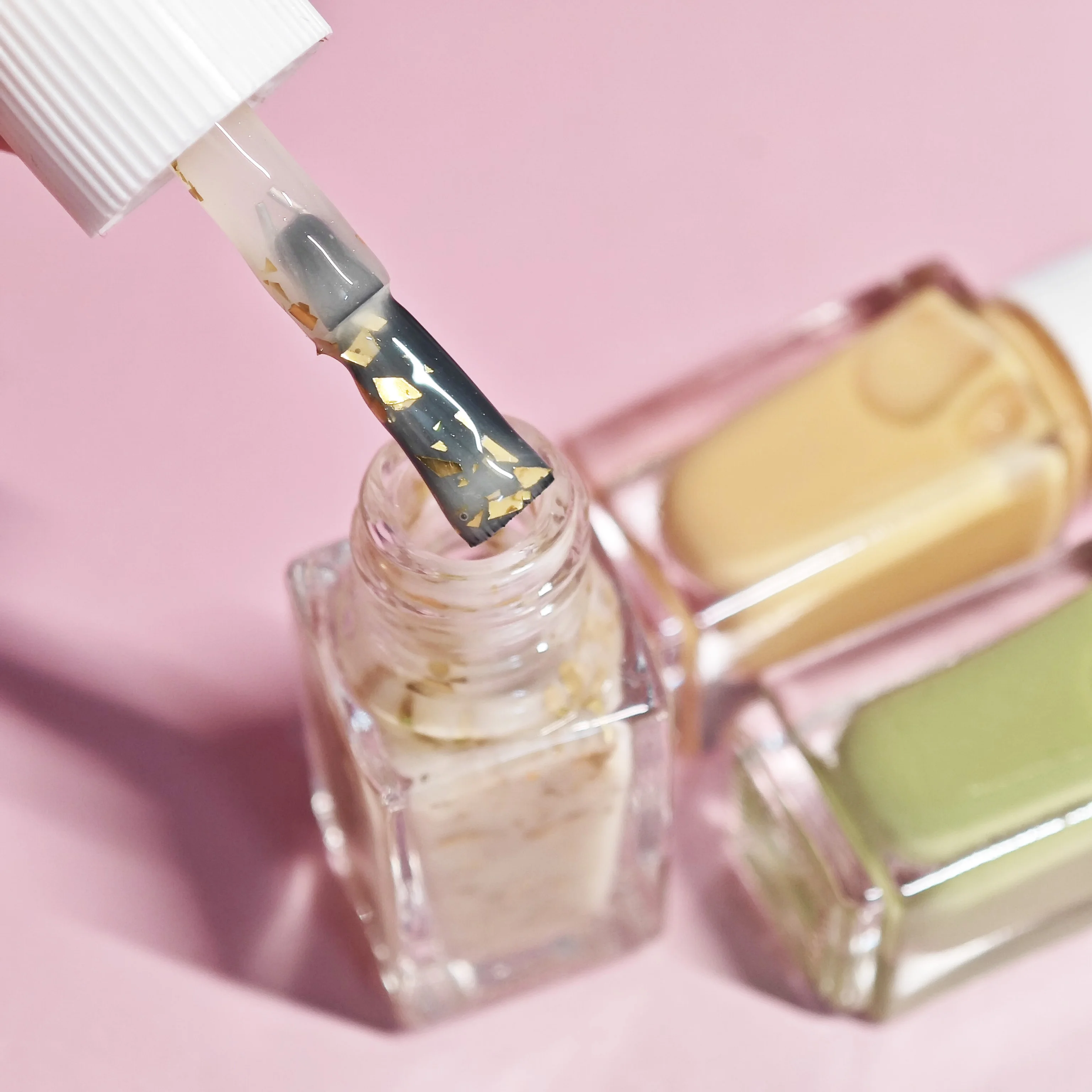 V24 ソルトキャラメルアイスクリーム 3本セット - ノーベイクネイルポリッシュ 速乾 長持ち 剥がせる 水性 3色ネイル