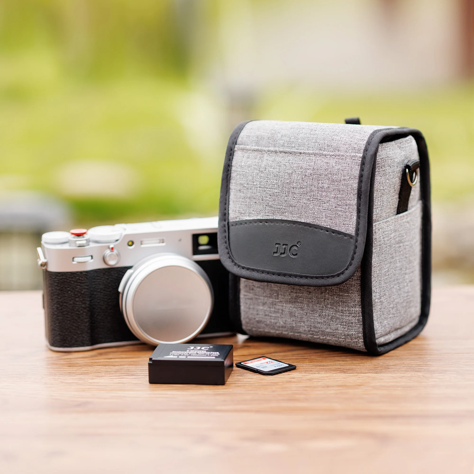 JJC Mirrorless Camera Pouch Case for Sony A6700 A6600 A6500 A6400 A6300 A6100 A6000 ZV1F ZV-1 ZV-E10 Ricoh GR3 HDF GR IIIx GRIII