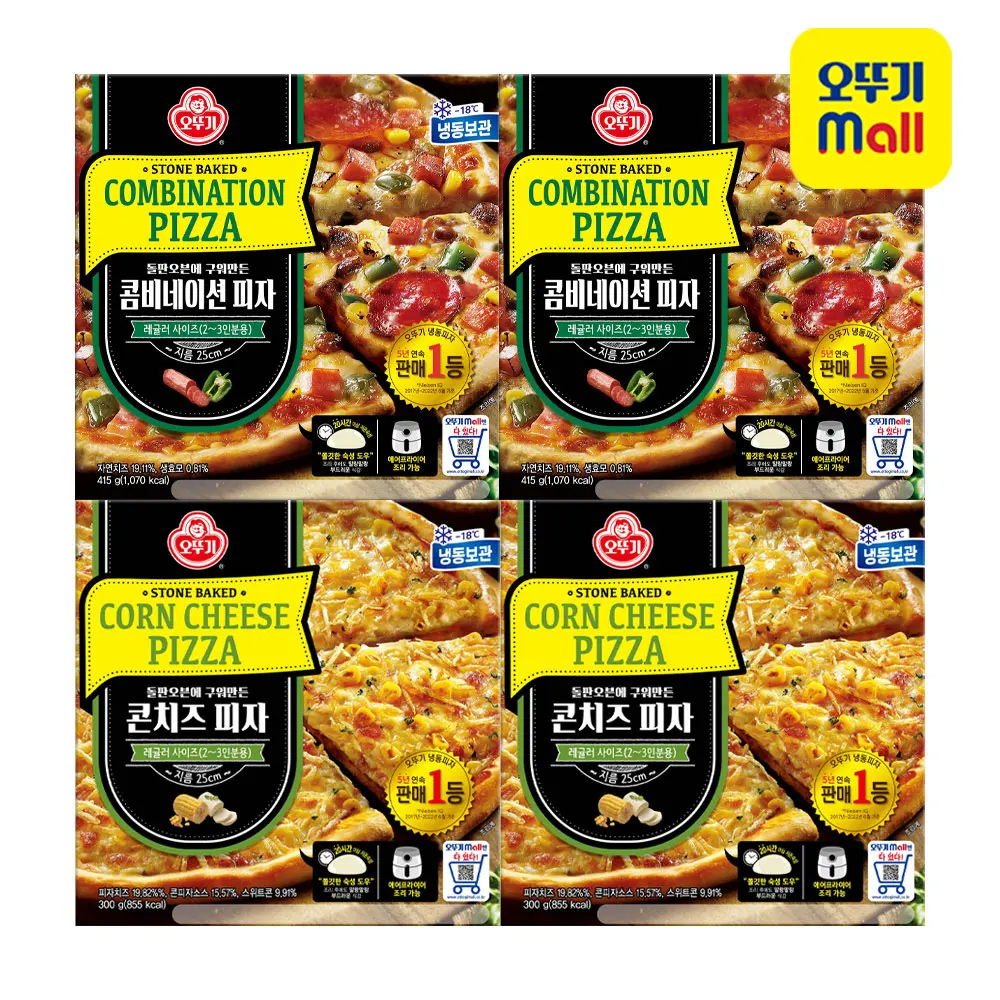 OTOKI Combination Pizza 415g X 2ea + Corn Cheese Pizza 300g X 2ea