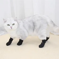 2026 NEW Cat Socks Anti-Slip Anti-Scratch Silent Small And Medium Dogs Anti-Dirty No Fall Off Warm Home Corgi Pet Foot Covers