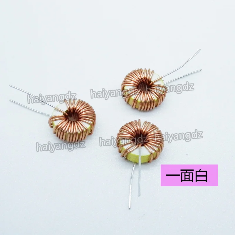 3026-33uH 0.4 wire yellow and white ring magnetic ring inductor car magnet ring inductor ring inductor