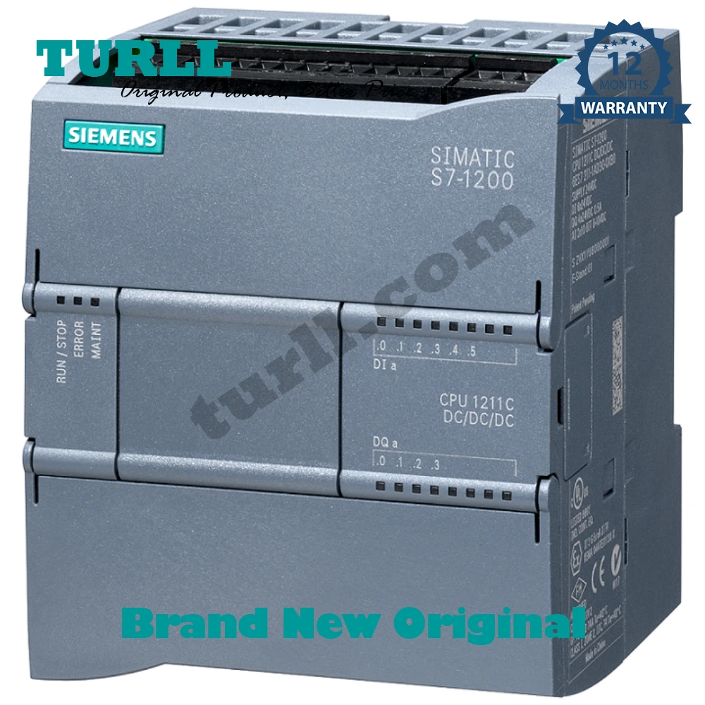 6ES7211-1AE40-0XB0 6ES72111AE400XB0 6ES7211 1BE40 1HE40 SIMATIC S7-1200, CPU 1211C, compact CPU Original Brand New SIEMENS