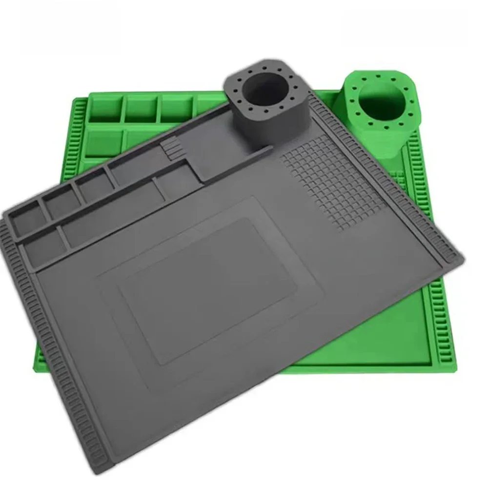 Heat Insulation Silicone Pad Mobile Phone Repair Work Mat Maintenance Platform BGA Repair DIY Tool ESD Mat for Soldering Repair