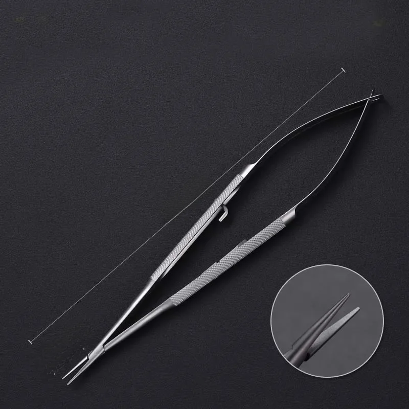 Uchwyt na igły typu Micro-lock 12cm14cm16cm18cm uchwyt na igły typu długopis samoblokujący uchwyt na igły instrumenty chirurgiczne — zdjęcie 2