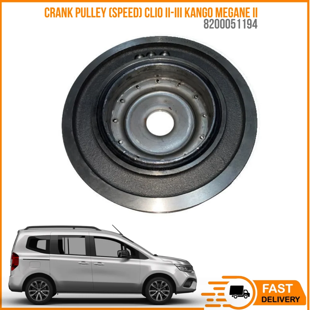 

FOR CRANK PULLEY (SPEED) CLIO II-III KANGO MEGANE II 1.5 DCI 8200051194 SUPER QUALITY HIGH SATISFACTION AFFORDABLE PRICE FAST