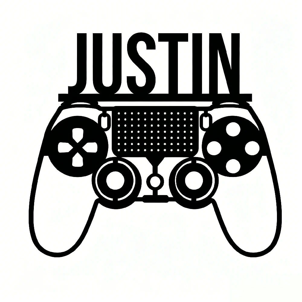 Custom Gaming Controller Metal Sign with Name, Wall Art Ornaments for Man Cave/Office/Rooms/Home, Birthday/Party Gift for Gamers image 6