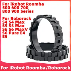 Für irobot roomba serie 500 600 700 800 900/roborock s5 max s6 maxv s6 rein e5 e6 i7 s9 ersatzteile gummireifen räder