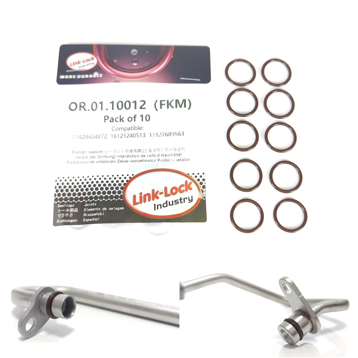 10PCS Fkm Viton OR.…