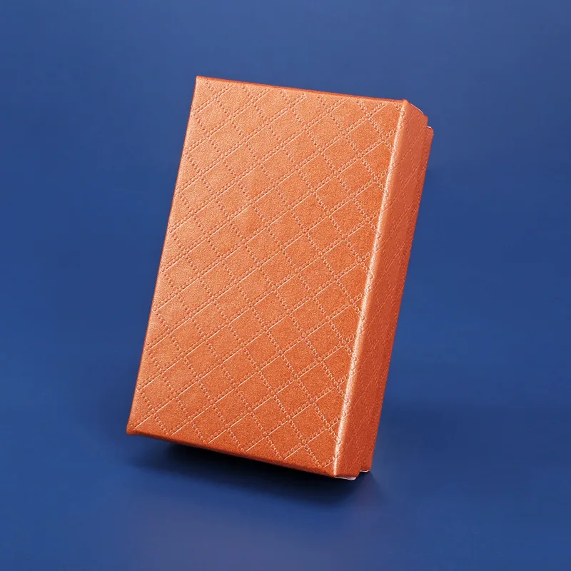 10 Stück 8 x 5 x 2,5 cm Papier-Schmuck-Organizer-Box für Halskette, Ring, Ohrringe, Verpackung, Geschenkboxen, Display mit schwarzem Schwamm – Detail 8