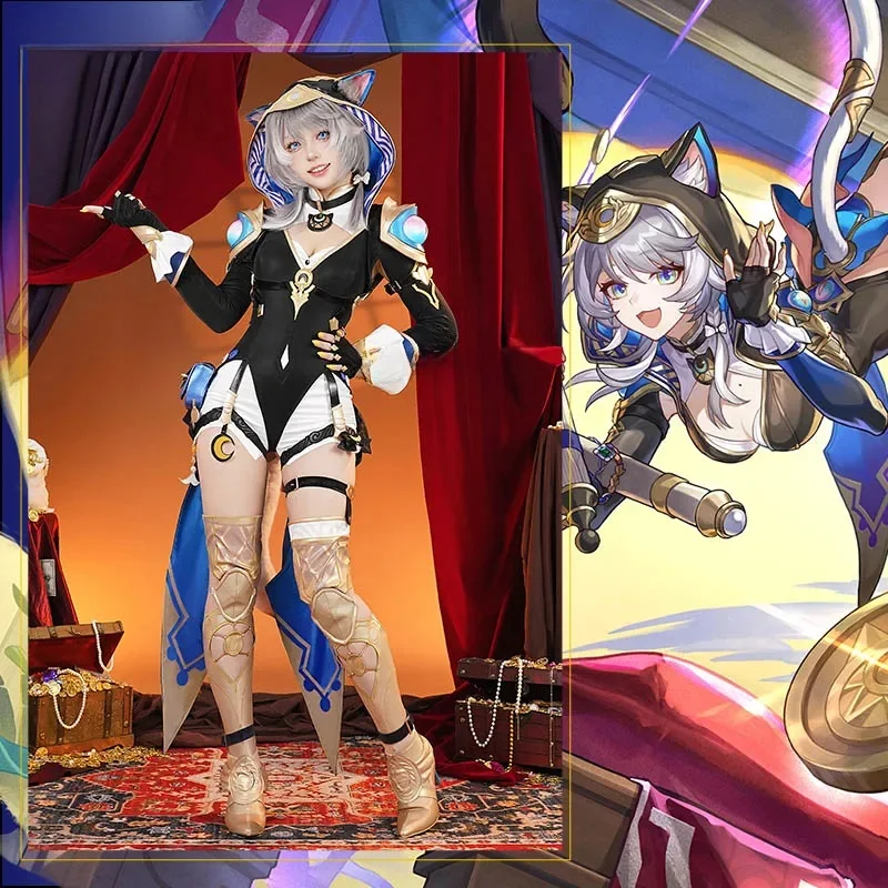 UWOWO Cipher Cosplay Collab-serie: Game Honkai: Star Rail Cipher Cosplay-kostuum Halloween-kostuum - afbeelding 2