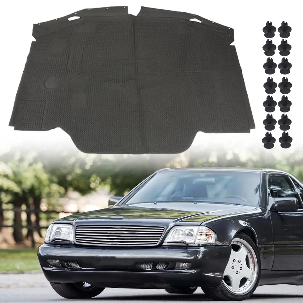 

Изоляционная накладка на передний капот автомобиля подходит для Mercedes Benz R129 300Sl Sl320 Sl500 500Sl 1296802025 1990-2002 годов, прочная, прочная