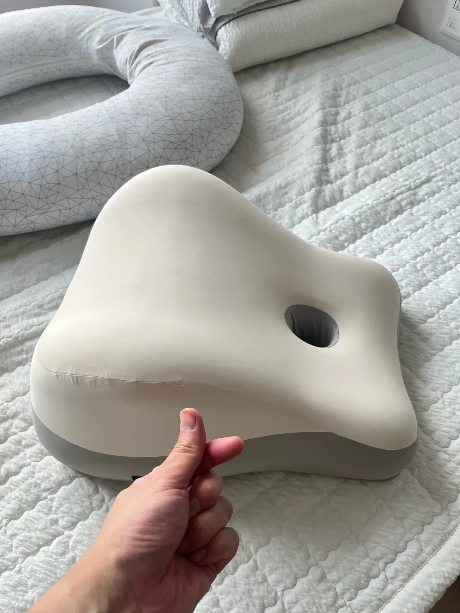 Customer review: lasts longer, feels relaxed