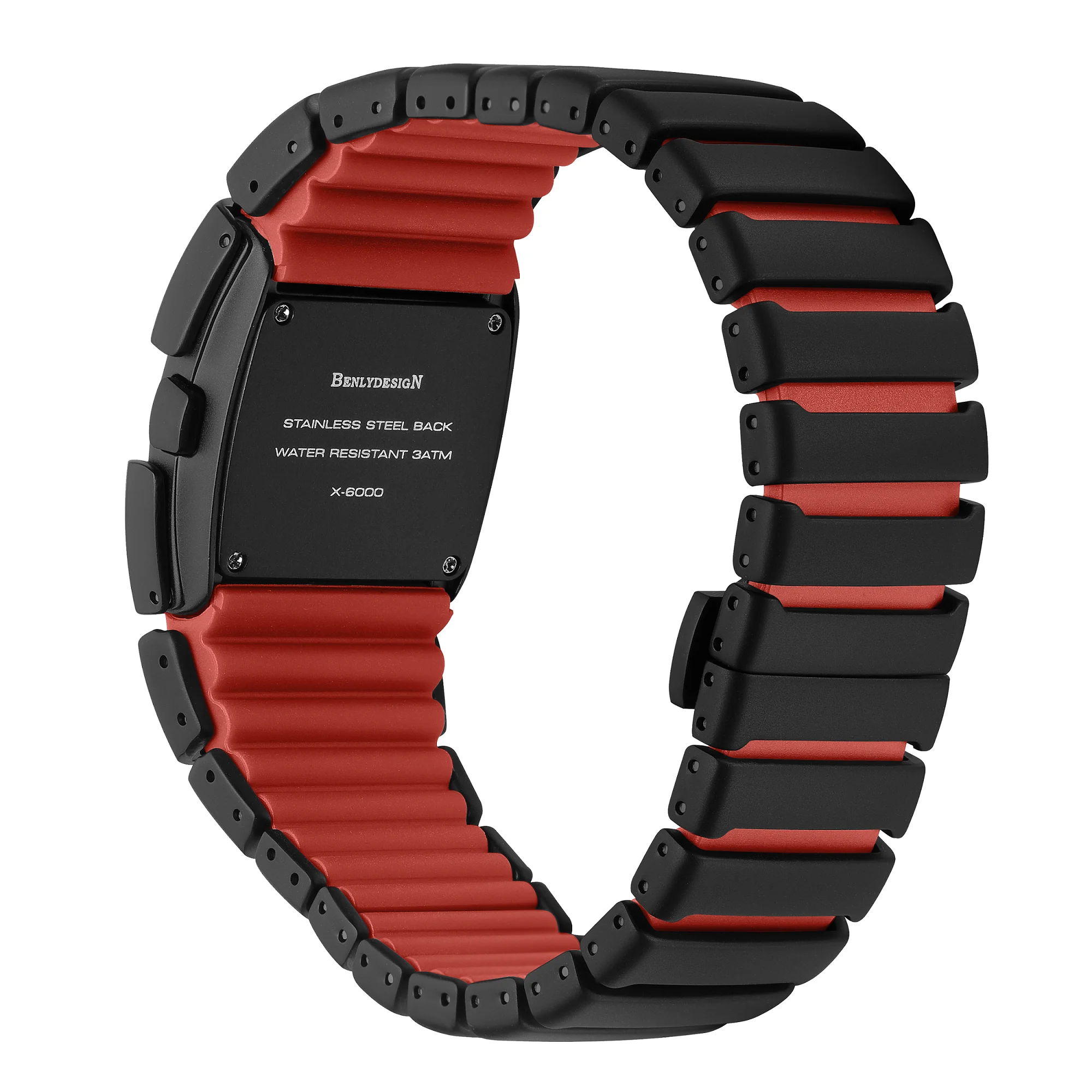 BENLYDESIGN Unique Metal Watches Retro-futuristic Watches For Men Punk Style Fashion Electronic Trendy Stylish Y2K Watches X6000