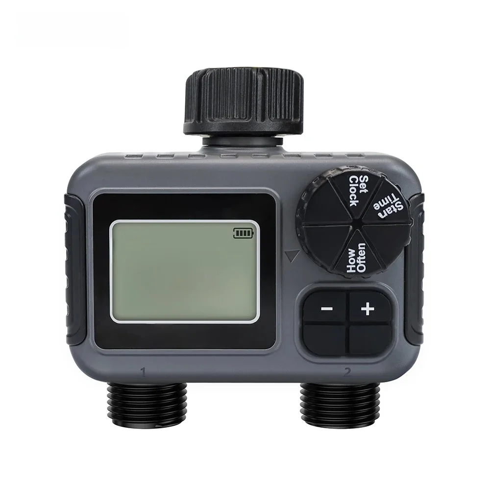 Insoma 2-Zone Sprinkler Timer Programmeerbare Tuinslang Timer Waterbesparende Irrigatie Controller voor Gazon Yard Drip Systemen IPX5 - afbeelding 2