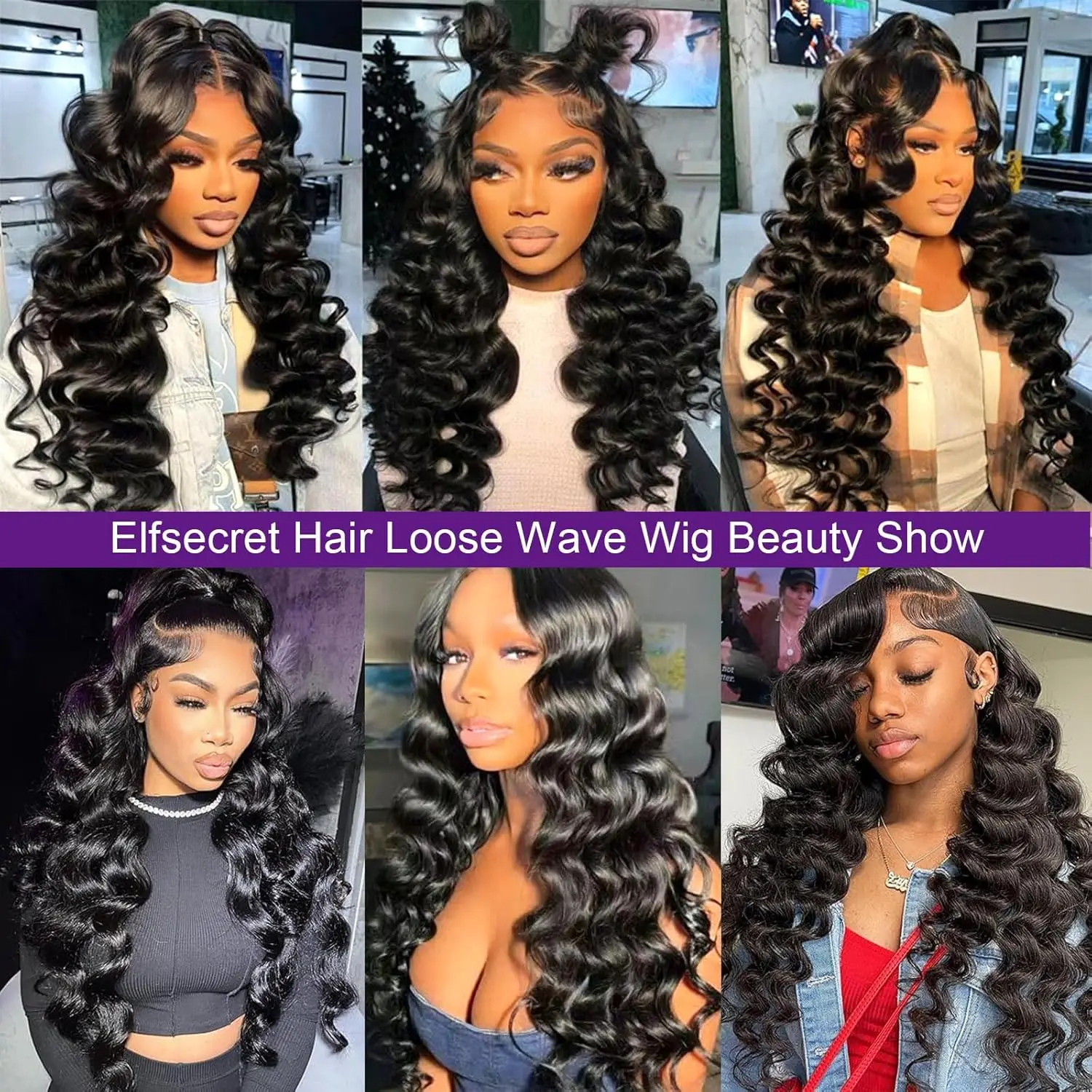 230% Loose Deep Wave Wig 13X6 Lace Frontal Human Hair Wigs Deep Curly 13x4 Transparent Lace Frontal Wigs For Women image 6