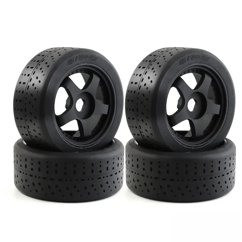 Pneu à 5 rayons 100x42mm 42/100, roue hexagonale de 17mm pour infraction Arrma 1/7, crime illimité, pièces de mise à niveau de voiture RC, accessoires