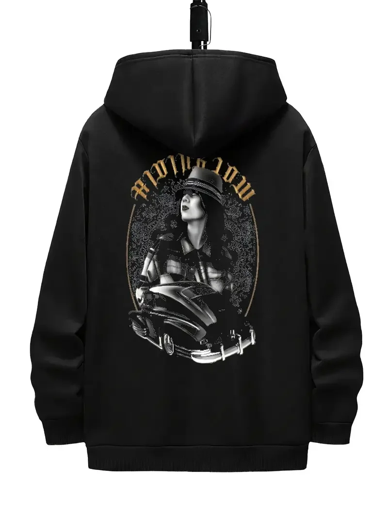 

Men's high-quality hoodies, creative printed men's breathable hoodies, Y2K clothing, autumn fashionable street sweaters