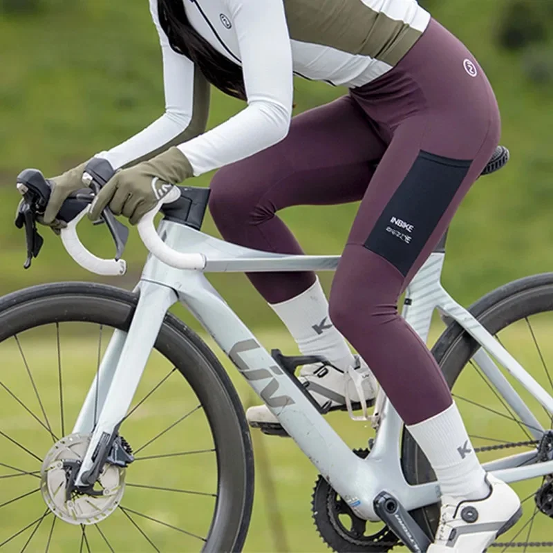 AliExpress INBIKE Cycling Bib Pants Women's Winter Warm Fleece Mountain Bike Cycling Pants Professional Team Gel Padded Mountain Bike Pants