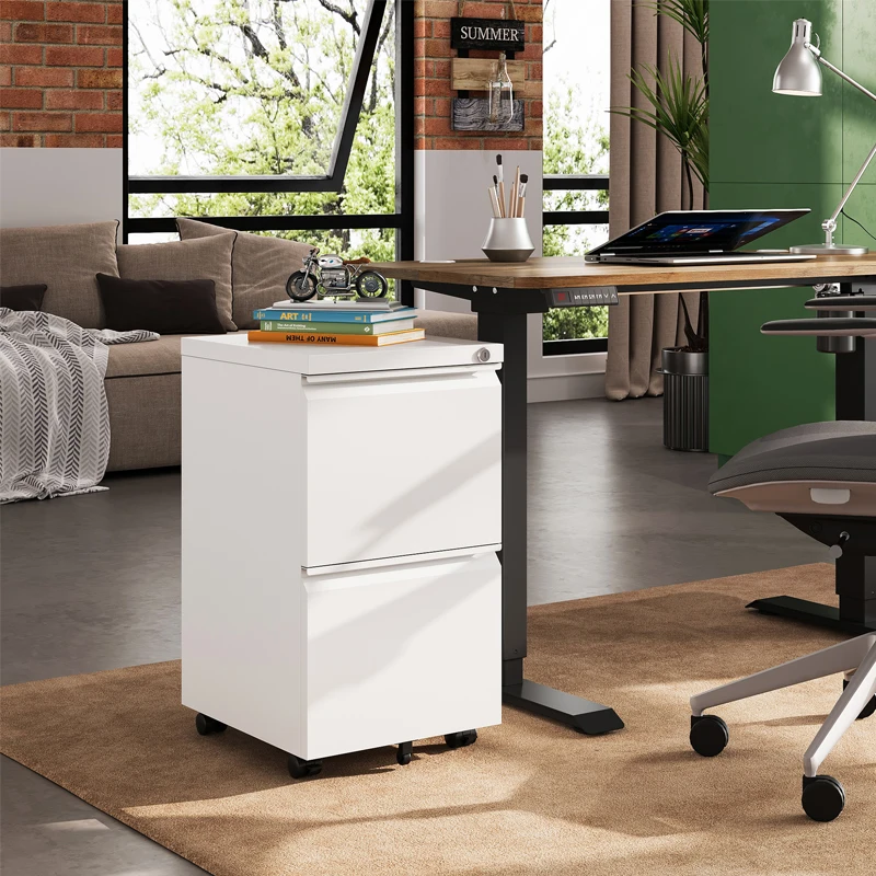 خزانة ملفات ذات درجين مع قفل،  - مراجعة Office Furniture Filing Cabinets وسعره