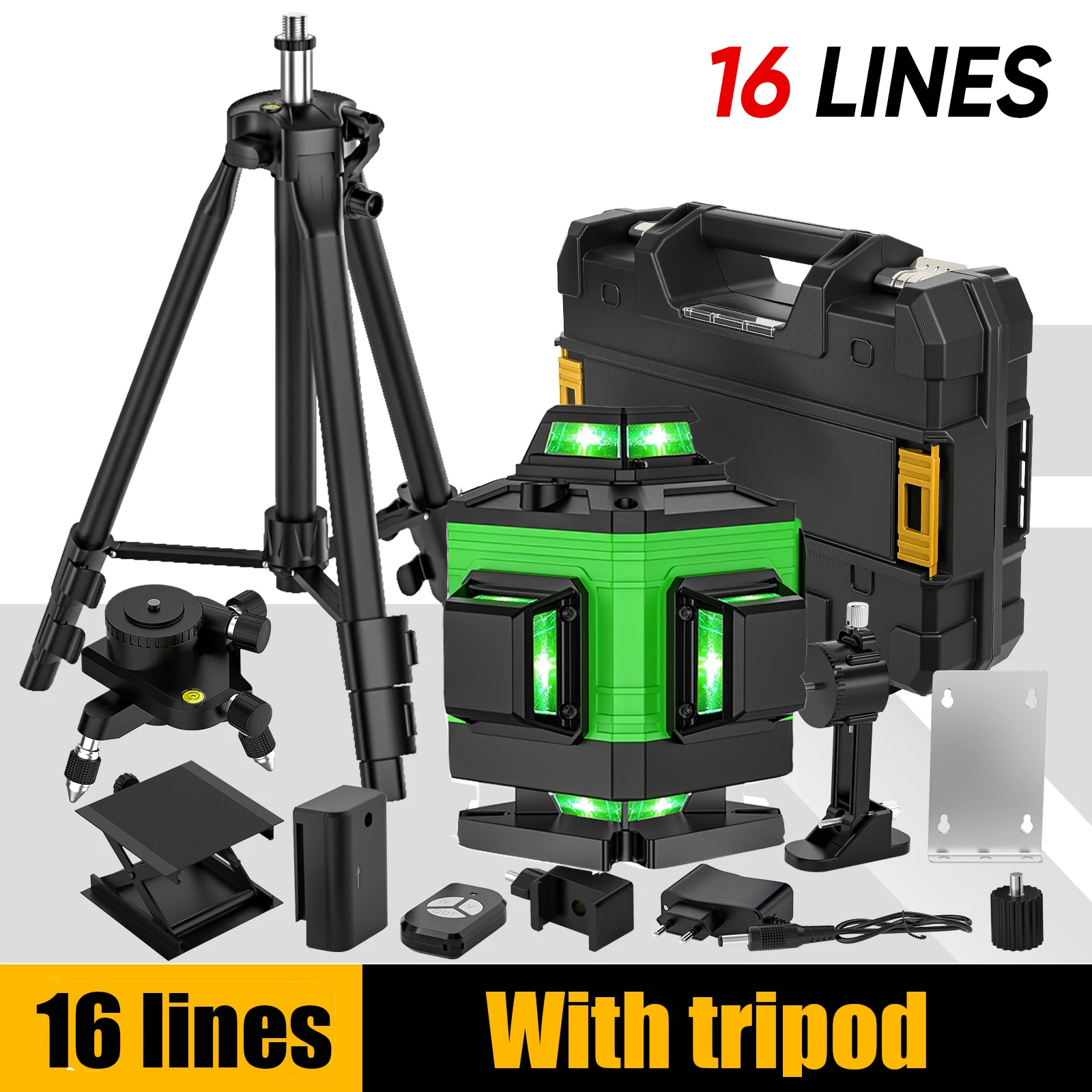 Leitz 16 Lines 4D Laser Level 3 ° Self-leveling Function Leveling Tool