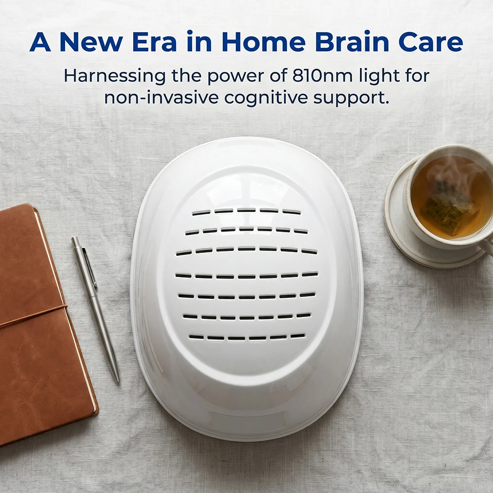 

810nm PBM Helmet for Brain Health Transcranial NIR Light Therapy for Dementia Memory Loss Alzheimer's Stroke Rehabilitation