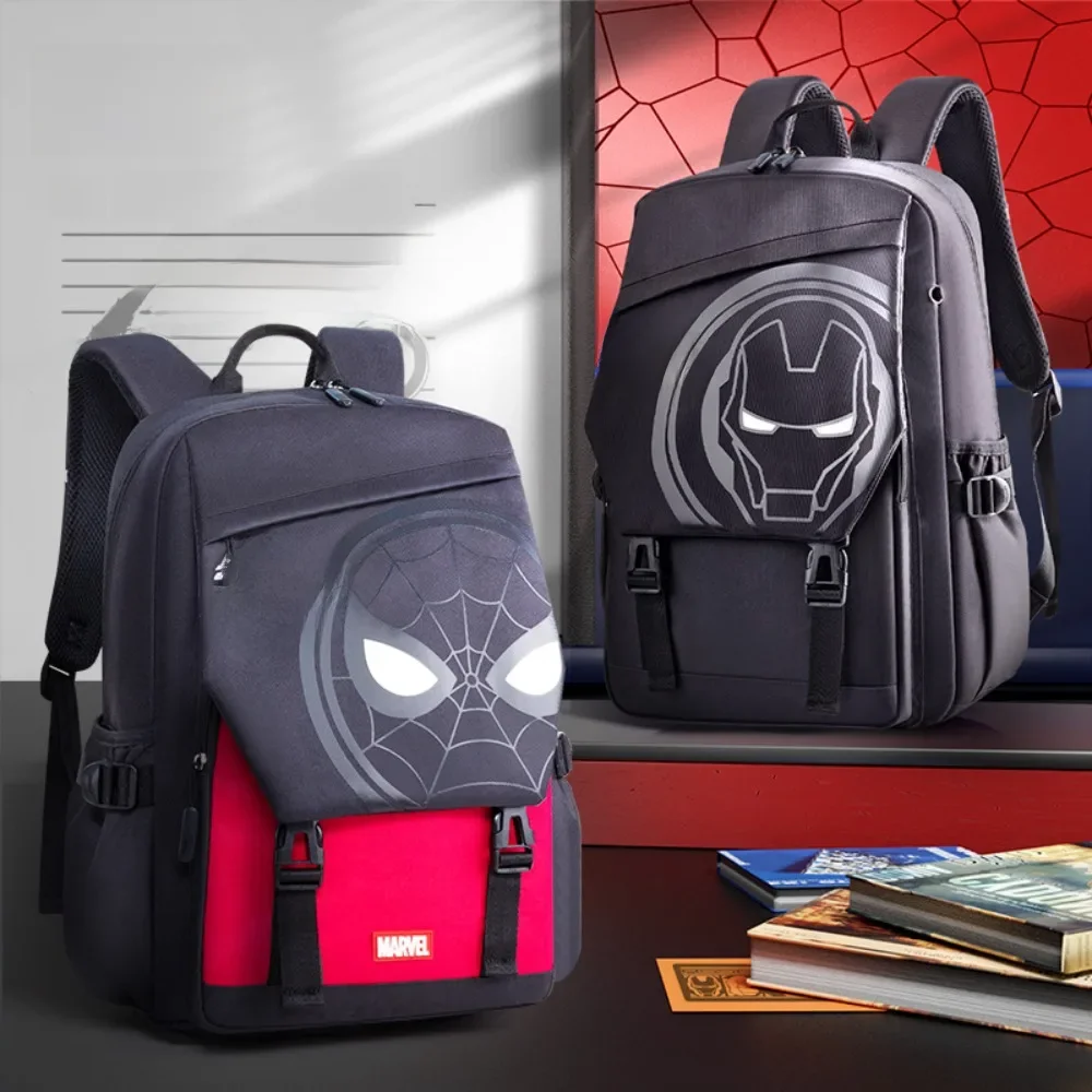 Wunder Rucksack große Freizeit kapazität Junge Student Iron Man Iron Man Kapitän Amerika schöne