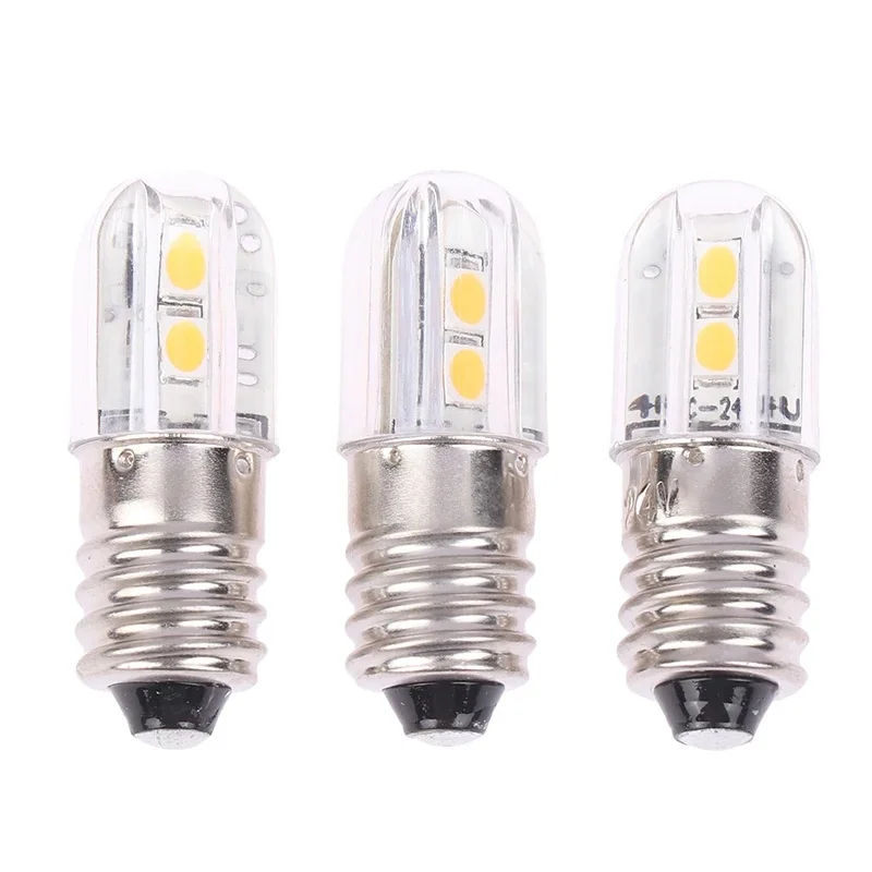 AliExpress NONE E10 Led Bulb 6V 12V 24V Upgrade Bulbs 4LED Lamp Replacement For Torch Indicator Bulb Headlight Motor Bicycle LED Bulbs