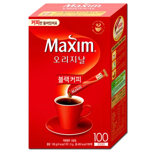 Maxim Orange Soluble Black Coffee 100T