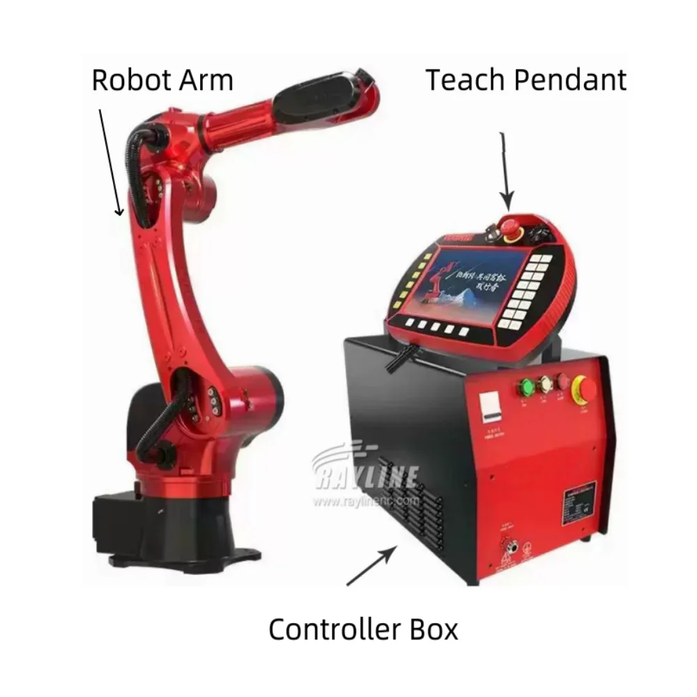 

Welding Robot Arm 6 Axis OEM Soldering Stations Robot Welding Arm Hand Manipulator Welding Robot