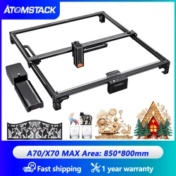 Atomstack A70 X70 Max 360W Laser Engraving Machine 850*800Mm Area With Air-Assisted Wifi Control Wood Mdf Cutting Machines